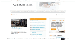 Desktop Screenshot of cuidatuboca.com