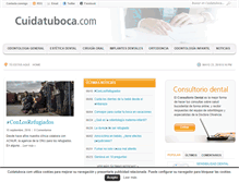 Tablet Screenshot of cuidatuboca.com